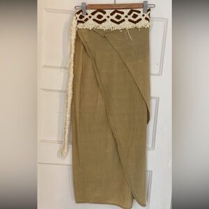 Handmade natural material/ dye skirt